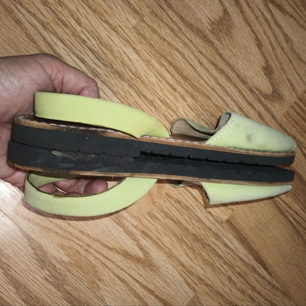 Cole Haan Sandals. Leather. Sage/Mint Green. Women's 8M - Picture 8 of 9